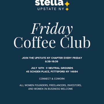 Cover Image for ROC: Friday Coffee Club with Stella