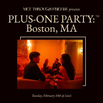 Cover Image for Plus-One Party™: Boston [admits 2]