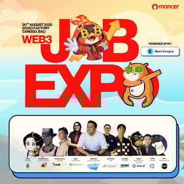 Cover Image for 💰 WEB3 JOB EXPO 💰 Mancer X Open Campus