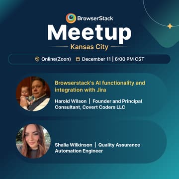 Cover Image for BrowserStack QA Meetup Kansas City