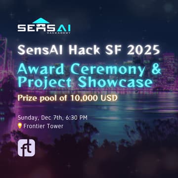 Cover Image for SensAI SF Hackathon Awards Ceremony