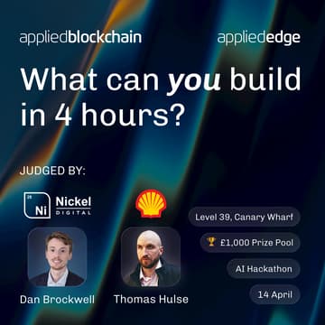 Foto de portada de AI x Web3 Hackathon: Build a Working Prototype in One Afternoon