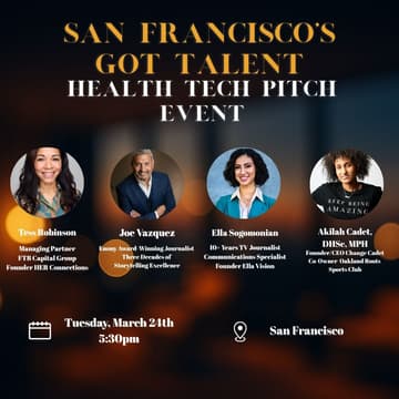 Cover Image for 🎤 San Francisco's Got Talent: HealthTech Founder Edition Pitch Event
