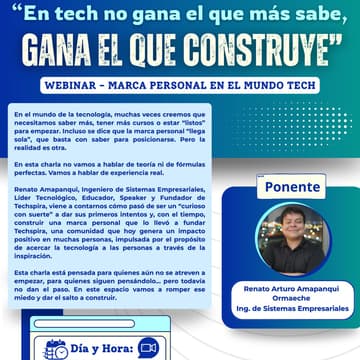 Cover Image for Webinar: En tech no gana el que más sabe, gana el que construye