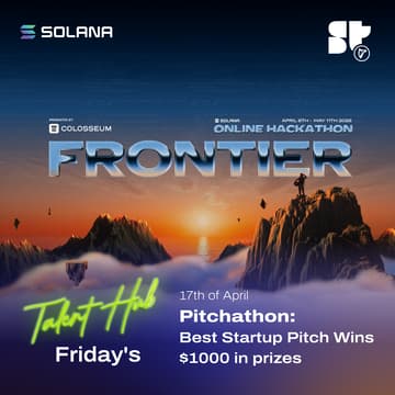 Cover Image for Colosseum Check-Ins & Pitchathon | Talent Hub Friday's @ Dogpatch