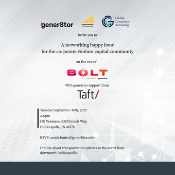 Cover Image for CVC Meetup, hosted by HG Ventures, GCV & gener8tor