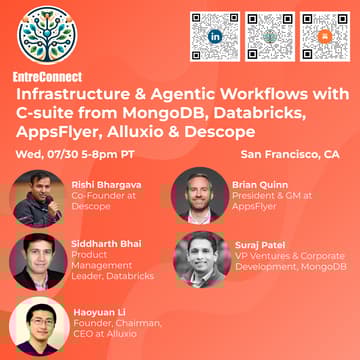 Cover Image for Infrastructure & Agentic Workflows with C-suite from MongoDB, Databricks, Descope, AppsFlyer and Alluxio