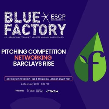 Cover Image for Blue Factory & Founder Institute Pitching Final & Networking