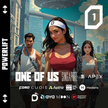 Cover Image for ONE OF US Lift & Coffee // Aya, Cudis, Aethir, Eden, Hedera, 071Labs, Moonring, Superteam Singapore, FOMO Magazine