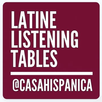 Cover Image for Latine Listening Tables