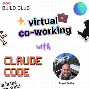 Cover Image for Monthly Virtual Co-working: Intro to vibe-coding with Claude Code