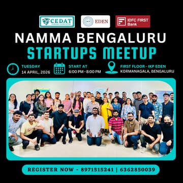 Cover Image for Namma Bengaluru Startups Meetup