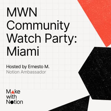 Cover Image for Make with Notion en Miami