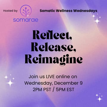 Cover Image for Reflect, Release, Reimagine (Somatic Wellness Wednesdays)