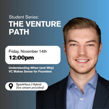 Cover Image for Student Series: The Venture Path