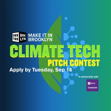 Cover Image for Make It in Brooklyn: Climate Tech Pitch Contest