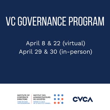 Cover Image for Private Capital Governance Program (Venture Capital Cohort)