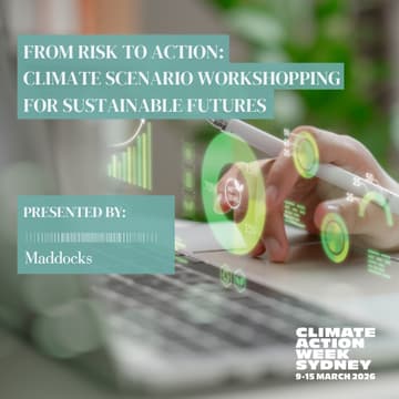 Cover Image for From risk to action: Climate scenario workshopping for sustainable futures