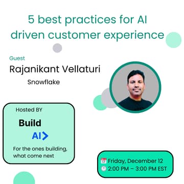 Cover Image for 5 best practices for AI-driven customer experience