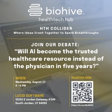 Cover Image for BioHive HTH debates collision of AI in Health Tech