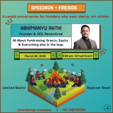 Cover Image for Speedrun Fireside:All About Fundraising: Grants, Equity & Everything else in the loop.