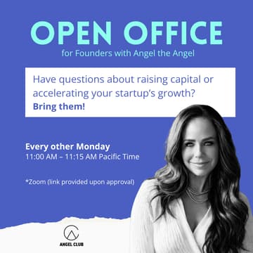 Cover Image for Open Office for Founders with Angel the Angel