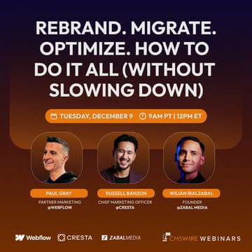 Cover Image for Rebrand. Migrate. Optimize. How to Do It All (Without Slowing Down)