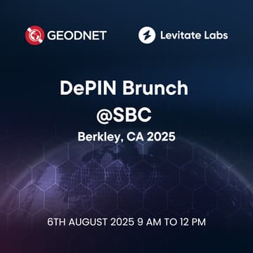 Cover Image for DePIN Brunch @SBC - By Geodnet