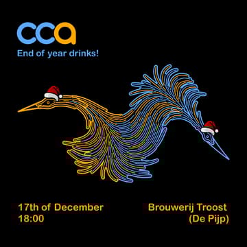Cover Image for End of year drinks @Troost, de Pijp