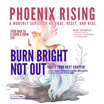 Cover Image for Phoenix Rising: Burn Bright, Not Out