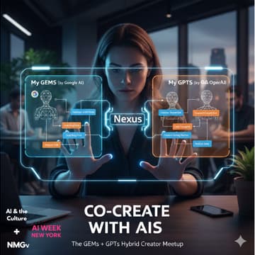 Cover Image for Co-Create with AIs: The GPTs + GEMs Hybrid Creator Meetup - AI Week New York