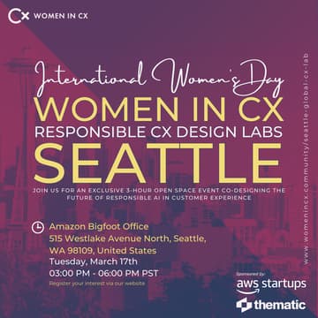 Cover Image for WiCX Seattle | International Women’s Day 2026, Global CX Lab
