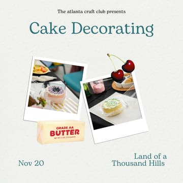 Cover Image for The Audacity Cake Decorating Experience