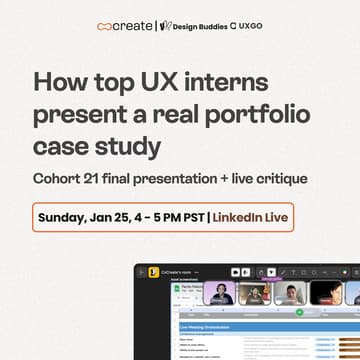 Cover Image for How top UX interns present portfolio case studies