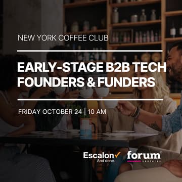 Cover Image for NYC Coffee Club | Early-Stage B2B Tech Founders & Funders