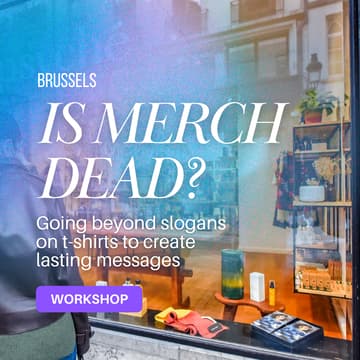Cover Image for Is Merch Dead? • A Comms & Marketing Workshop