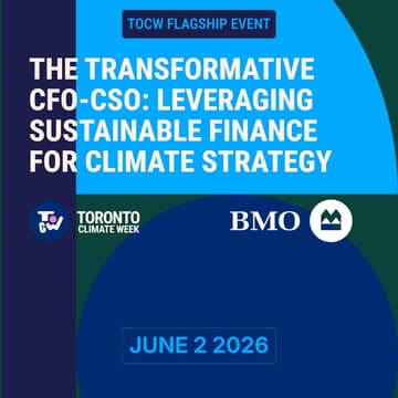 Cover Image for TOCW Flagship Event | The Transformative CFO-CSO: Leveraging Sustainable Finance for Climate Strategy