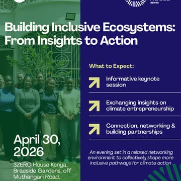 Cover Image for Building Inclusive Climate Ecosystems: From Insights to Action