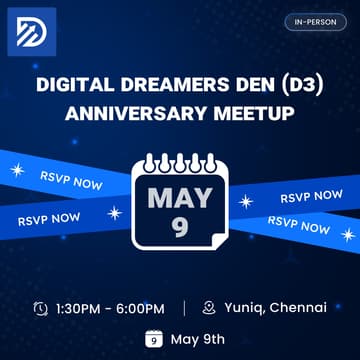 Cover Image for Digital Dreamers Den (D3) Anniversary Meetup
