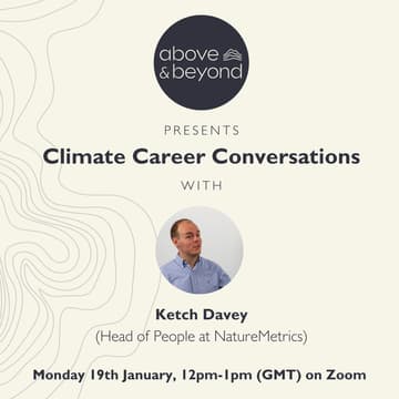 Cover Image for How to Impress In-house Talent Teams featuring Ketch Davey (NatureMetrics)