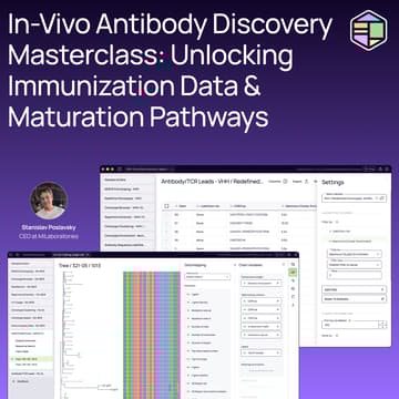 Cover Image for In-Vivo Antibody Discovery Masterclass: Unlocking Immunization Data & Maturation Pathways