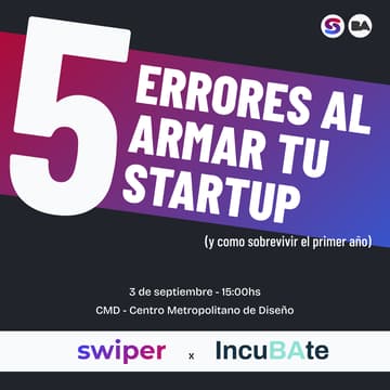 Cover Image for 5 errores al armar tu startup (y como sobrevivir el primer año)