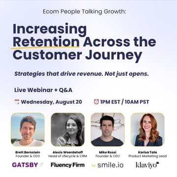 Cover Image for Increasing Retention Across the Customer Journey