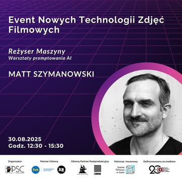 Cover Image for REŻYSER MASZYNY - Warsztaty promptowania AI.