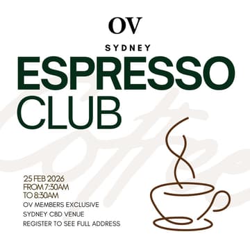 Cover Image for Sydney OV Member "Espresso Club" - February 2026