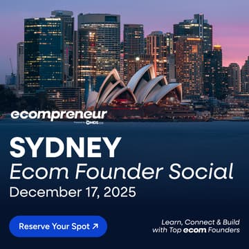 Cover Image for Sydney Ecom Founder Social Dec 2025