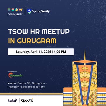 Cover Image for TSOW HR Meetup in Gurugram