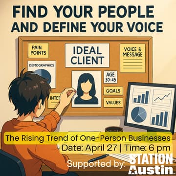 Cover Image for 💬 Find Your People & Define Your Voice – Magnetize Your Dream Clients with Perfect Positioning 🌟