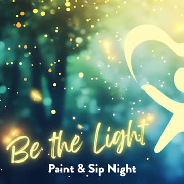 Cover Image for Be the Light: A Paint & Sip Self-Care Night