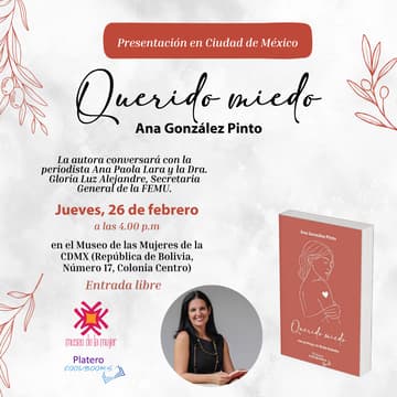 Cover Image for Presentación Querido miedo en Ciudad de México